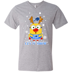Minion Howard Bison Ugly Christmas Sweaters Let It Snow Men's V-Neck T-Shirt - The White Eagles