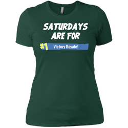 Fortnite Saturdays Are For Victory Royale Ladies' Shirt - The White Eagles