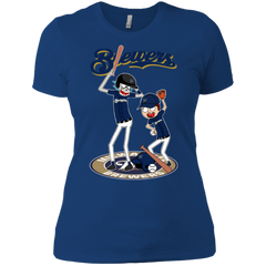 Milwaukee Brewers Baseball Rick And Morty Ladies' Shirt - The White Eagles