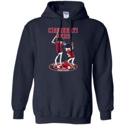 Cincinnati Reds Baseball Rick And Morty Hoodie - The White Eagles
