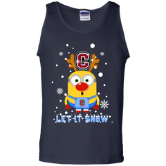 Minion Colgate Raiders Ugly Christmas Sweaters Let It Snow Tank Top - The White Eagles