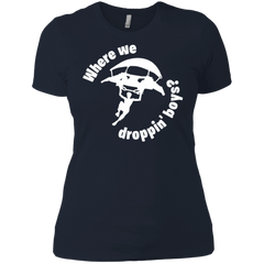Fortnite Where We Droppin Ladies' Shirt - The White Eagles