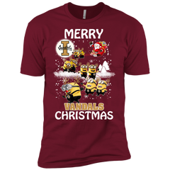 Idaho Vandals Ugly Christmas Sweaters Minions Santa Claus Merry Christmas Men's Sleeve Shirt - The White Eagles