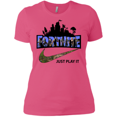 Fortnite Just Play It Nike Logo Ladies' Shirt - The White Eagles