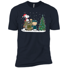 Philadelphia Eagles Snoopy The Peanuts Ugly Christmas Sweater  Super Bowl Men's Sleeve Shirt - The White Eagles