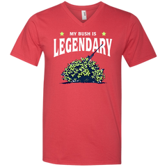 Fortnite My Bush Is Legendary Men's V-Neck T-Shirt - The White Eagles