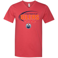 Dilly Dilly A True Friend Of The Edmonton Oilers Men's V-Neck T-Shirt - The White Eagles
