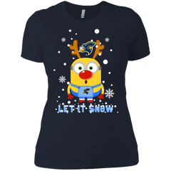 Minion Etsu Buccaneers Ugly Christmas Sweaters Let It Snow Ladies' Shirt - The White Eagles