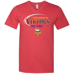 Dilly Dilly Minnesota Vikings A True Friend Of The Vikings Men's V-Neck T-Shirt - The White Eagles