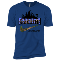 Fortnite Just Play It Nike Logo Men's Sleeve Shirt - The White Eagles