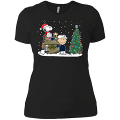 New England Patriots Snoopy The Peanuts Ugly Christmas Sweater  Super Bowl Ladies' Shirt - The White Eagles