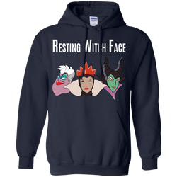 Maleficent Disney Shirt. Resting Witch Face Halloween Shirt Hoodie - The White Eagles