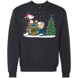 Detroit Lions Snoopy The Peanuts Ugly Christmas Sweater  Super Bowl Sweatshirt - The White Eagles