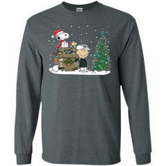 New York Jets Snoopy The Peanuts Ugly Christmas Sweater  Super Bowl LS Cotton T-Shirt - The White Eagles