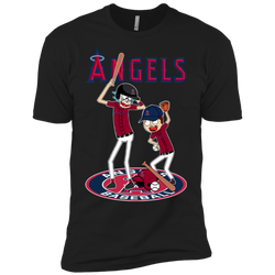 Los Angeles Angels Baseball Rick And Morty Men's Sleeve Shirt - The White Eagles