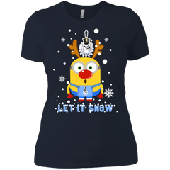 Minion Citadel Bulldogs Ugly Christmas Sweaters Let It Snow Ladies' Shirt - The White Eagles