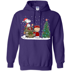 San Francisco 49ers Snoopy The Peanuts Ugly Christmas Sweater  Super Bowl Hoodie - The White Eagles