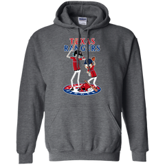 Texas Rangers Baseball Rick And Morty Hoodie - The White Eagles