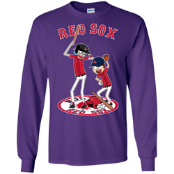 Boston Red Sox Baseball Rick And Morty LS Cotton T-Shirt - The White Eagles
