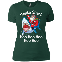 Santa Shark Hoo Hoo Hoo Hoo Hoo Christmas Ugly Christmas Sweater Ladies' Shirt - The White Eagles
