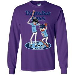 Tampa Bay Rays Baseball Rick And Morty LS Cotton T-Shirt - The White Eagles