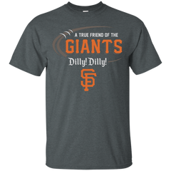 Dilly Dilly Ny Giants A True Friend Of The Giants Cotton T-Shirt - The White Eagles