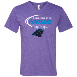 Dilly Dilly Panthers A True Friend Of The Panthers Men's V-Neck T-Shirt - The White Eagles