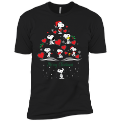 Snoopy Merry Christmas The Peanuts Movie Men's Sleeve Shirt - The White Eagles