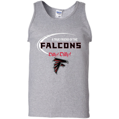 Dilly Dilly Atlanta Falcons A True Friend Of The Falcons Tank Top - The White Eagles
