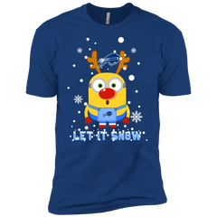 Minion Howard Bison Ugly Christmas Sweaters Let It Snow Men's Sleeve Shirt - The White Eagles