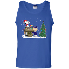 Baltimore Ravens Snoopy The Peanuts Ugly Christmas Sweater  Super Bowl Tank Top - The White Eagles