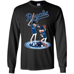 Kansas City Royals Baseball Rick And Morty LS Cotton T-Shirt - The White Eagles