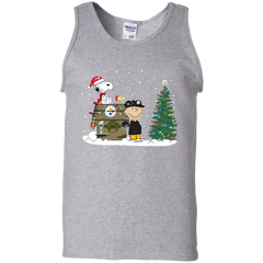 Pittsburgh Steelers Snoopy The Peanuts Ugly Christmas Sweater  Super Bowl Tank Top - The White Eagles