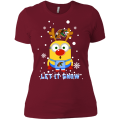 Minion Florida A&m Rattlers Ugly Christmas Sweaters Let It Snow Ladies' Shirt - The White Eagles