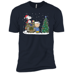 Tennessee Titans Snoopy The Peanuts Ugly Christmas Sweater  Super Bowl Men's Sleeve Shirt - The White Eagles