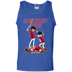 Cincinnati Reds Baseball Rick And Morty Tank Top - The White Eagles