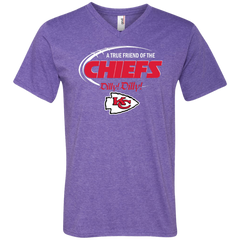 Dilly Dilly Kansas City Chiefs A True Friend Of The Chiefs Men's V-Neck T-Shirt - The White Eagles