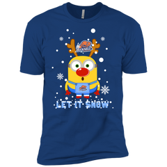 Minion Bucknell Bison Ugly Christmas Sweaters Let It Snow Men's Sleeve Shirt - The White Eagles