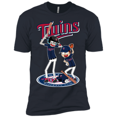 Minnesota Twins Baseball Rick And Morty Men's Sleeve Shirt - The White Eagles