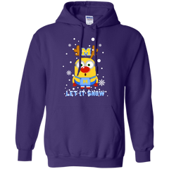 Minion Mcneese State Cowboys Ugly Christmas Sweaters Let It Snow Hoodie - The White Eagles