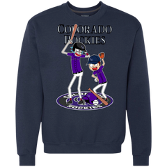 Colorado Rockies Baseball Rick And Morty Sweatshirt - The White Eagles