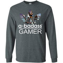 A-badass Gamer Fortnite Adidas LS Cotton T-Shirt - The White Eagles