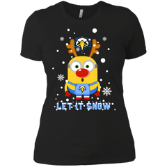 Minion Morehead State Eagles Ugly Christmas Sweaters Let It Snow Ladies' Shirt - The White Eagles