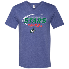 Dilly Dilly A True Friend Of The Dallas Stars Men's V-Neck T-Shirt - The White Eagles