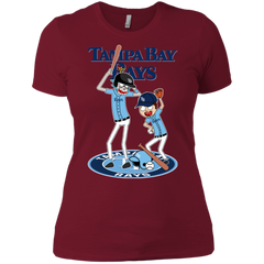 Tampa Bay Rays Baseball Rick And Morty Ladies' Shirt - The White Eagles