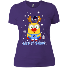 Minion Duquesne Dukes Ugly Christmas Sweaters Let It Snow Ladies' Shirt - The White Eagles