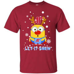 Minion Austin Peay Governors Ugly Christmas Sweaters Let It Snow Cotton T-Shirt - The White Eagles