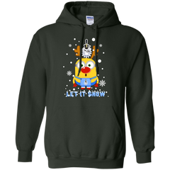 Minion Citadel Bulldogs Ugly Christmas Sweaters Let It Snow Hoodie - The White Eagles
