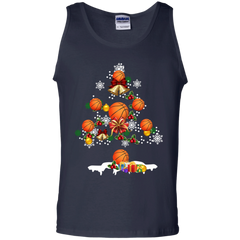 Christmas Is Coming Basketball Santa Claus Ugly Christmas Sweater Tank Top - The White Eagles
