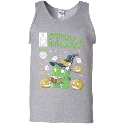 Cthulhu Likes Halloween Shirt Tank Top - The White Eagles